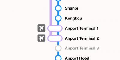 ไทเป mrt แผนที่ taoyuan สนามบิน