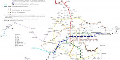 ไทเป railway แผนที่