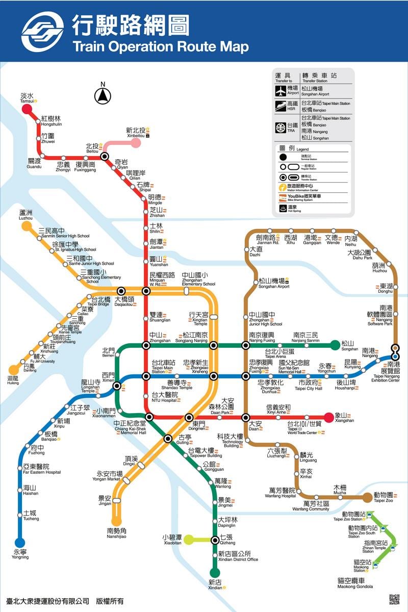 แผนที่ของ trtc
