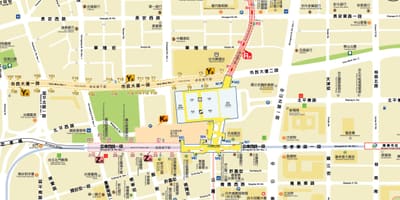 แผนที่ของไทเปใต้ดินห้าง