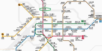 แผนที่ของ shilin ตลาดกลางคืน 